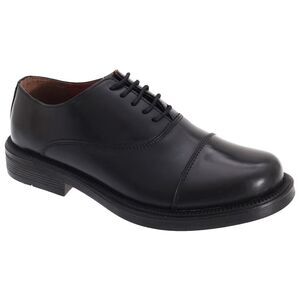 Scimitar Mens Lace up Capped Oxford Cadet Leather Formal Dress Shoes Sizes 4-15